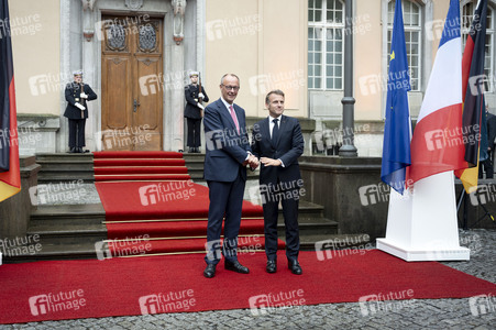 Empfang des französischen Staatspräsidenten in Berlin