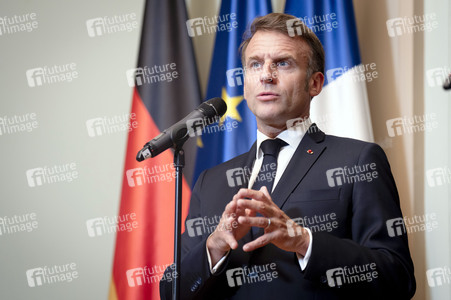 Empfang des französischen Staatspräsidenten in Berlin