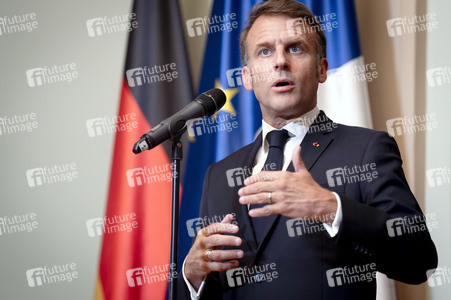 Empfang des französischen Staatspräsidenten in Berlin