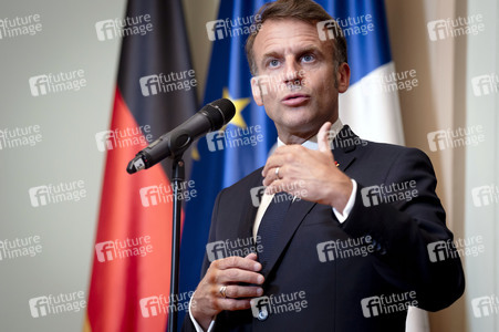 Empfang des französischen Staatspräsidenten in Berlin