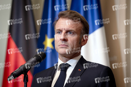 Empfang des französischen Staatspräsidenten in Berlin