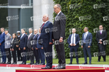 Empfang des Königs von Jordanien in Berlin