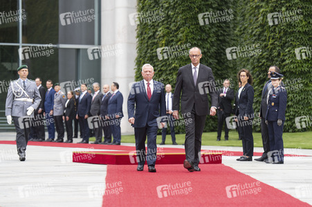 Empfang des Königs von Jordanien in Berlin
