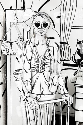 Black & White Bodypainting