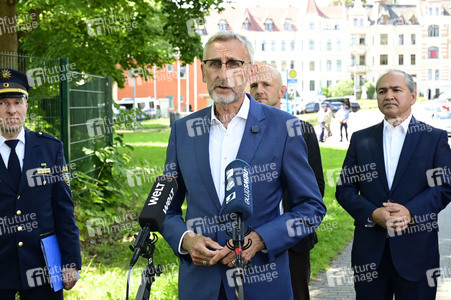 Pressetermin mit Armin Schuster in Görlitz