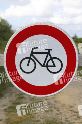 Symbolfoto 'Verbot für Radverkehr'