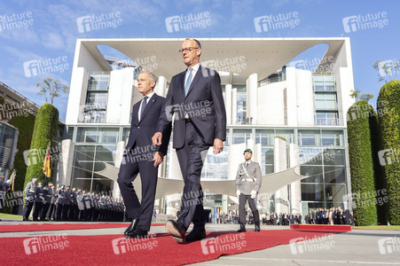 Empfang des Premierministers von Kanada in Berlin