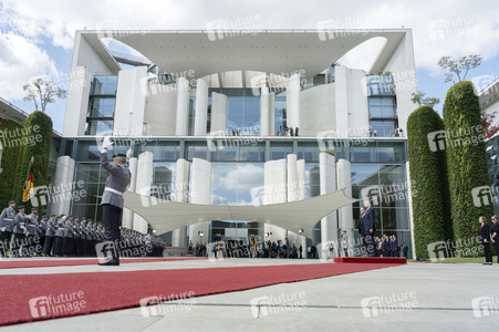 Empfang des Premierministers von Belgien in Berlin
