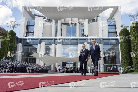 Empfang des Premierministers von Belgien in Berlin