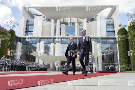 Empfang des Premierministers von Belgien in Berlin