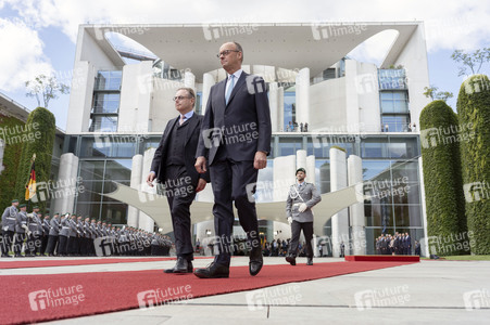 Empfang des Premierministers von Belgien in Berlin