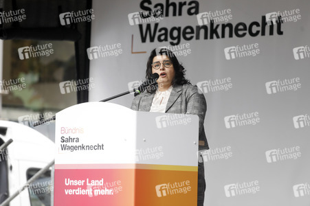 Wahlkampfveranstaltung des BSW in Duisburg