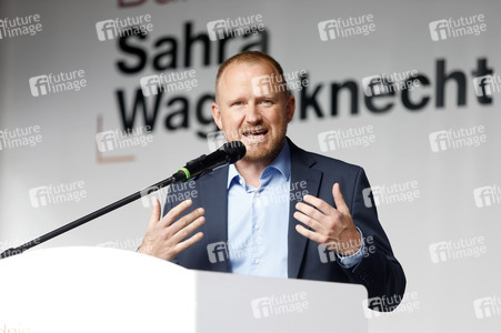 Wahlkampfveranstaltung des BSW in Duisburg