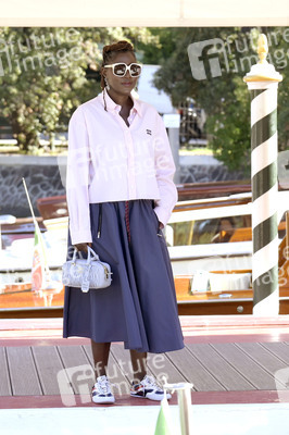 Ankunft von Alice Diop am Hotel Excelsior, Internationale Filmfestspiele von Venedig 2025