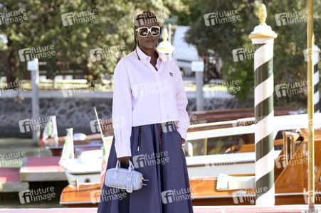 Ankunft von Alice Diop am Hotel Excelsior, Internationale Filmfestspiele von Venedig 2025