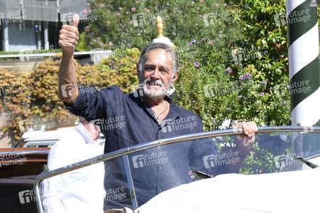 Ankunft von Fabio Testi am Hotel Excelsior, Internationale Filmfestspiele von Venedig 2025