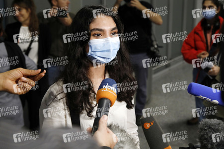 Ankunft eines Charterfluges mit afghanischen Ortskräften in Hannover