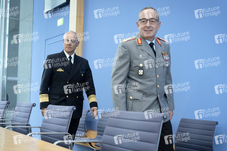Bundespressekonferenz 'Quadriga 2025 - unter Führung der Deutschen Marine' in Berlin