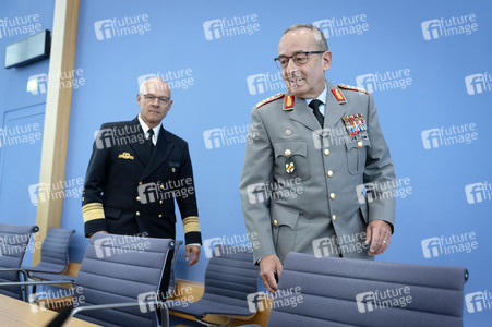 Bundespressekonferenz 'Quadriga 2025 - unter Führung der Deutschen Marine' in Berlin