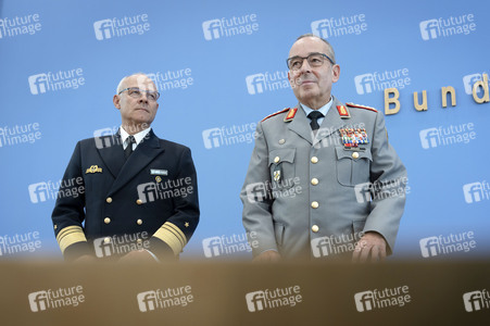 Bundespressekonferenz 'Quadriga 2025 - unter Führung der Deutschen Marine' in Berlin