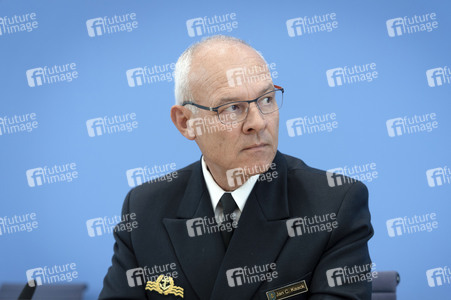 Bundespressekonferenz 'Quadriga 2025 - unter Führung der Deutschen Marine' in Berlin