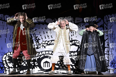 Theaterprobe 'Der eingebildet Kranke' in Berlin