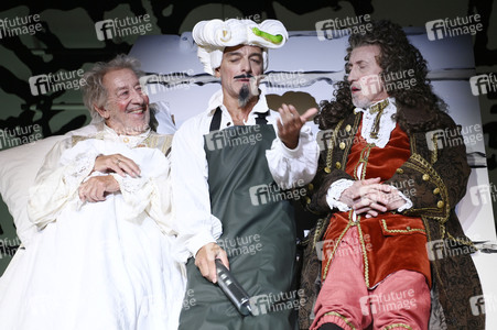 Theaterprobe 'Der eingebildet Kranke' in Berlin