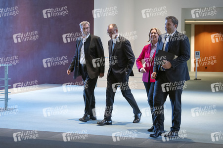 Pressekonferenz nach der Sitzung des Koalitionsausschusses in Berlin