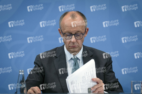 Pressekonferenz nach der Sitzung des Koalitionsausschusses in Berlin