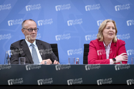 Pressekonferenz nach der Sitzung des Koalitionsausschusses in Berlin