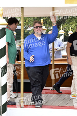 Ankunft von Guillermo del Toro am Hotel Excelsior, Internationale Filmfestspiele von Venedig 2025