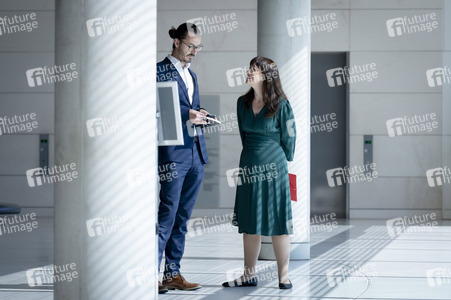 Fraktionssitzung der Bundestagsfraktion der Partei Die Linke in Berlin