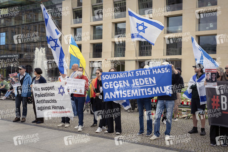 Kundgebung für Frieden im Gazastreifen in Berlin