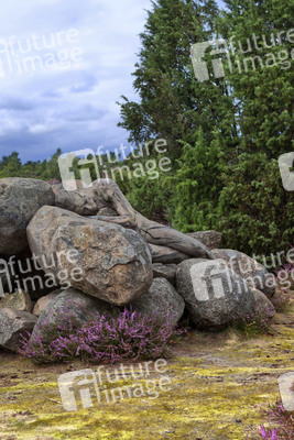 NATURE ART: Heideherbst / Heather Autumn Bodypainting