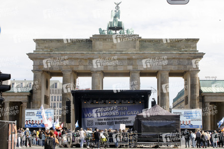 Kundgebung für Frieden im Gazastreifen in Berlin