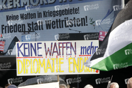 Kundgebung für Frieden im Gazastreifen in Berlin