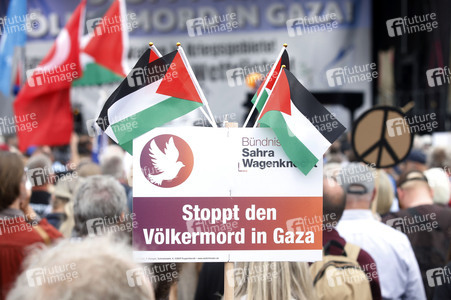 Kundgebung für Frieden im Gazastreifen in Berlin
