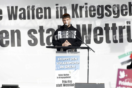 Kundgebung für Frieden im Gazastreifen in Berlin