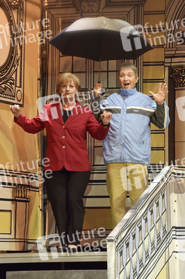 Theaterprobe 'Miss Merkel - Mord in der Uckermark' in Berlin