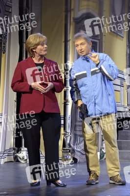 Theaterprobe 'Miss Merkel - Mord in der Uckermark' in Berlin