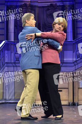 Theaterprobe 'Miss Merkel - Mord in der Uckermark' in Berlin