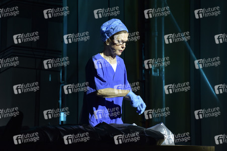 Theaterprobe 'Miss Merkel - Mord in der Uckermark' in Berlin