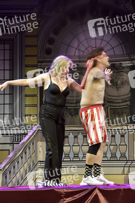 Theaterprobe 'Miss Merkel - Mord in der Uckermark' in Berlin