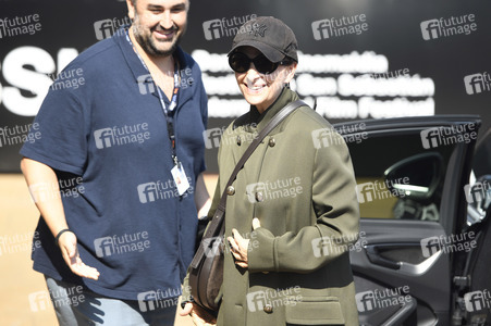 Ankunft von Juliette Binoche auf dem San Sebastian International Film Festival 2025