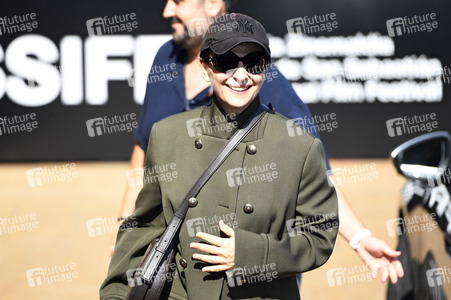Ankunft von Juliette Binoche auf dem San Sebastian International Film Festival 2025