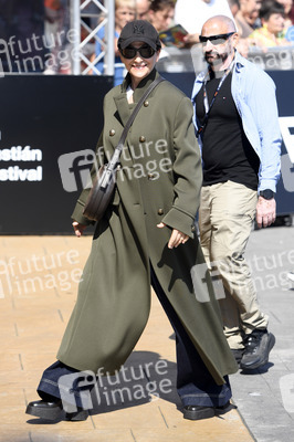 Ankunft von Juliette Binoche auf dem San Sebastian International Film Festival 2025