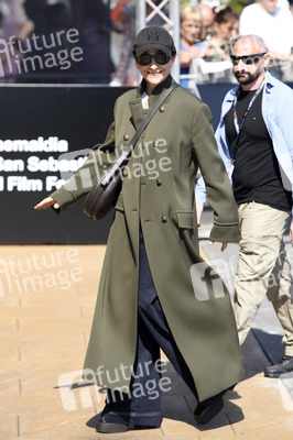 Ankunft von Juliette Binoche auf dem San Sebastian International Film Festival 2025