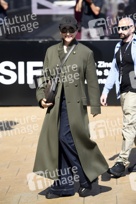 Ankunft von Juliette Binoche auf dem San Sebastian International Film Festival 2025