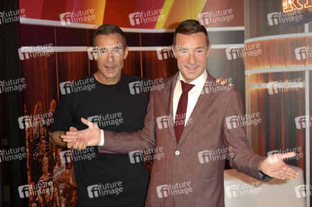 Kai Pflaume bei der Präsentaion seiner Wachsfigur in Berlin