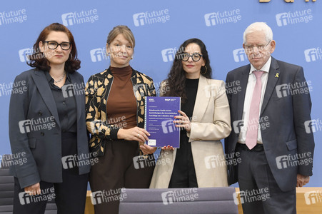 Bundespressekonferenz 'Antisemitismus in Deutschland - Auswirkungen des 7. Oktober 2023' in Berlin